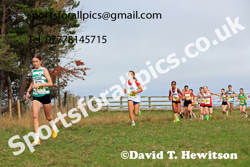 Girls Under-13s 2025 Start Fitness NEHL, Druridge Bay, Northumberland. Photo: David T. Hewitson/Sports for All Pics